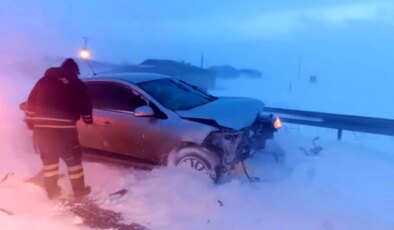 Kars-Digor-Iğdır karayolunda trafik kazası: 1 meyyit, 6 yaralı