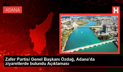 Zafer Partisi Genel Lideri Ümit Özdağ, Adana’da çeşitli ziyaretlerde bulundu